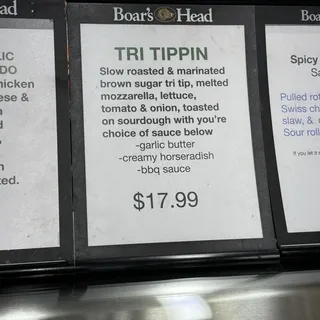 Tri Tippin Sandwich
