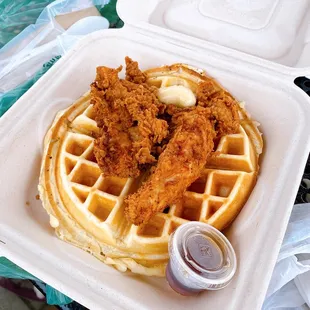 Chicken &amp; waffles