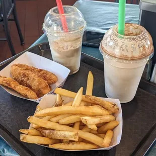 Chicken tenders + Fries