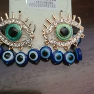 Evil Eye earrings
