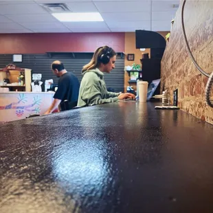 interior, sushi and sashimi