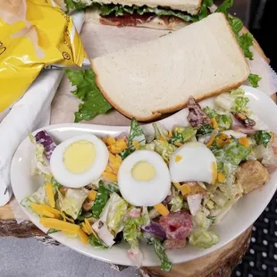 Chef salad and BLT!