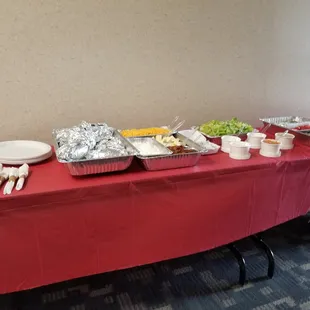 Catering is available!