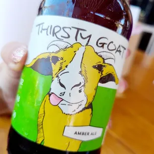 Thirsty Goat amber ale