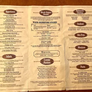 menu, sushi and sashimi