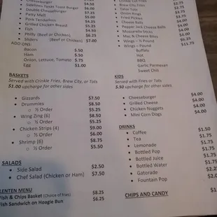 Menu June 2018