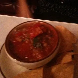 Unique gazpacho soup