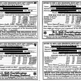 Uncensored Comment Cards #12