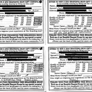 Uncensored Comment Cards #10