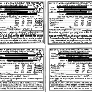 Uncensored Comment Cards #4