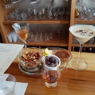 Enjoying a Friday night at a great place The Brandy Bar.