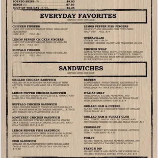 the menu for the branford gathering