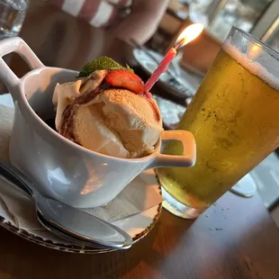 Anniversary dessert