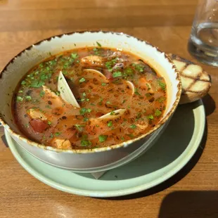 Manhattan Seafood Chowder