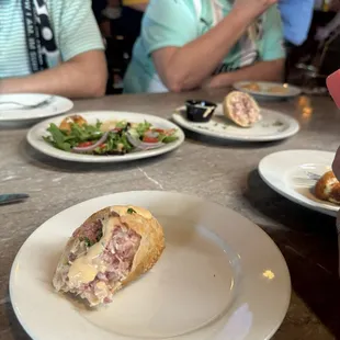 Reuben Eggrolls and Fried Goat Cheese
