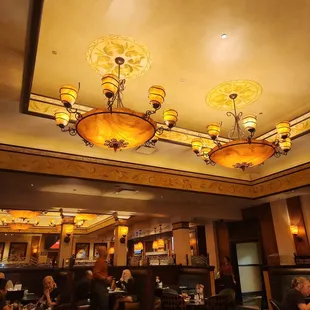 Inside the seating area