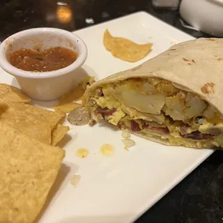 Brass Fork Breakfast Burrito