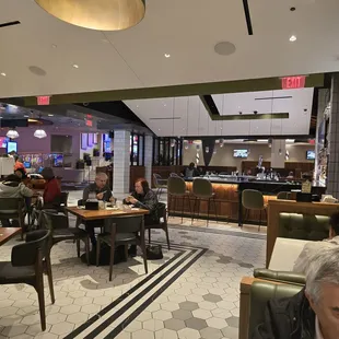 Restaurant and bar area