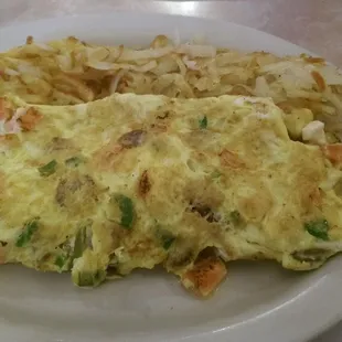The Greek omelette.