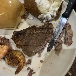 Our $22 Dry un attractive unseasoned steak cooked well done when we ordered it medium rare.