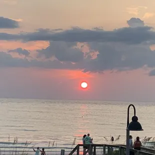 Sunset from the patio.