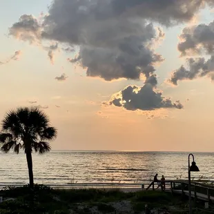 Sunset from the patio.