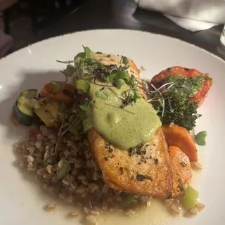 Forno Cedar Plank Salmon Dinner
