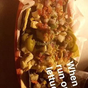 Nachos without cheese