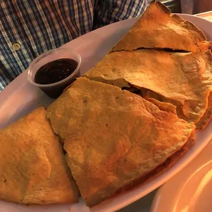 Bbq quesadilla