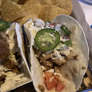 2 Blackened Cod Tacos