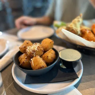 Mac &amp; cheese bites