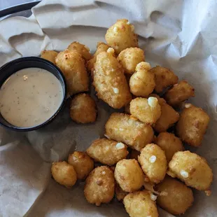 Cheese curds at The Brass Tap, McKinney