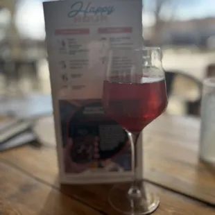 Poinsettia during Happy Hour!