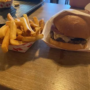 This is the Patriot Burger and Fries.