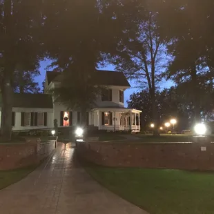 Side of house - view from event space