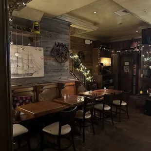 the interior of the restaurant