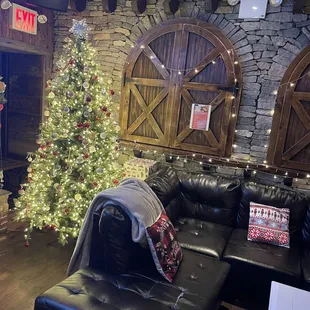 Cozy area in the back