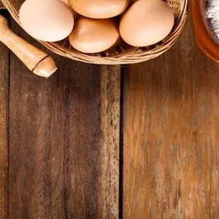 bread, eggs, milk, butter, and other ingredients