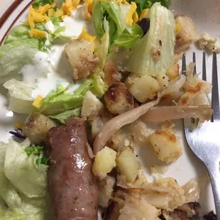 Selections from the German buffet