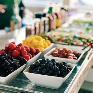 a variety of fruits and vegetables
