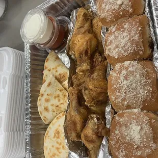 $30 Appetizer Box Sliders, wings &amp; quesadillas