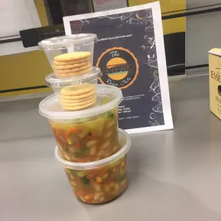 Vegetable noodle soup