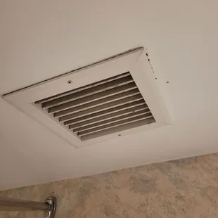 Dust coming out the vent