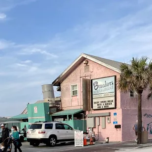 people walking on the sidewalk