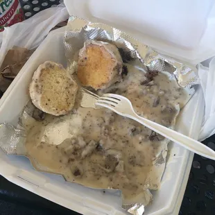 Biscuits that are hard asf with gravy