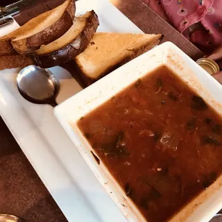 Grilled Cheese & Tomato Basil Soup