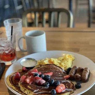 pancakes, food