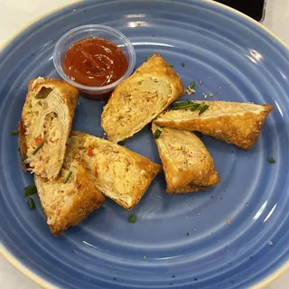 Salmon eggrolls