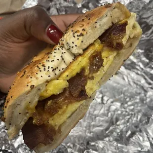 Bacon Egg &amp; Cheese Bagel