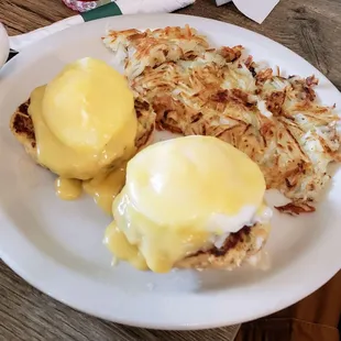 Crab Cake Benedict at Breakfast Club
